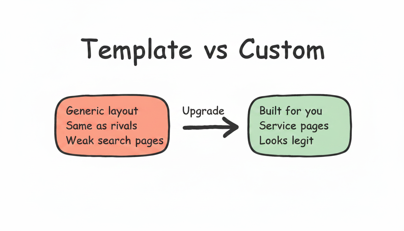 Template vs custom